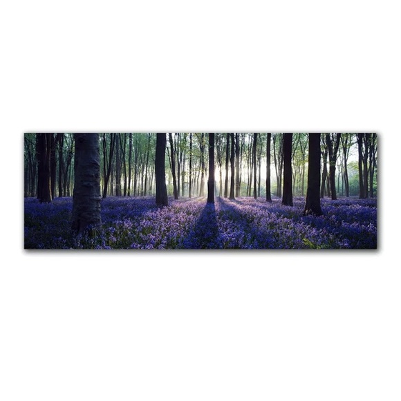 🌿Landscape Purple Forest Scene On Canvas
